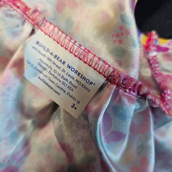 Build a bear fancy floral dress with bow Easter spring pink - Picture 6 of 6